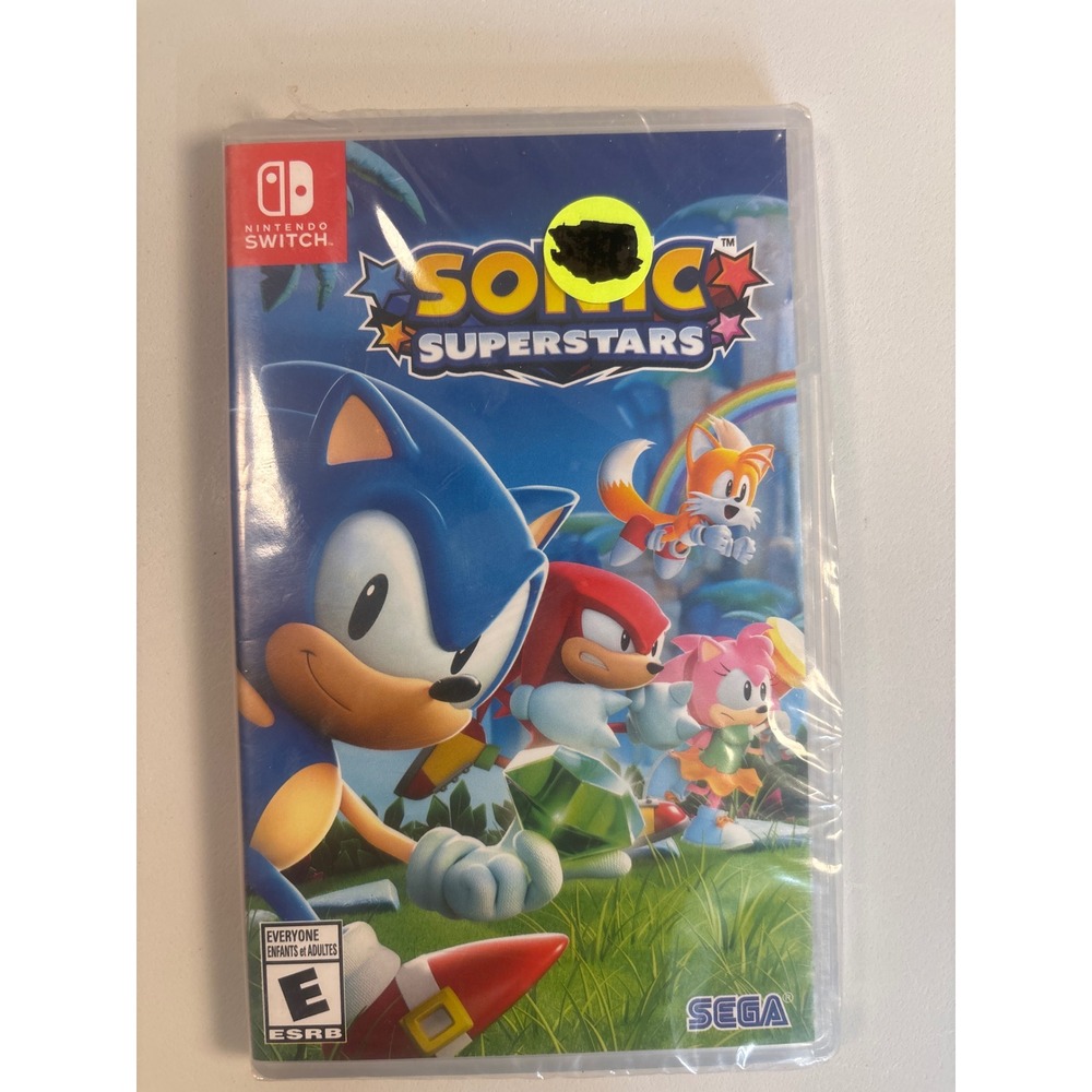 Sonic Superstars Nintendo Switch SEGA New Sealed Video Game